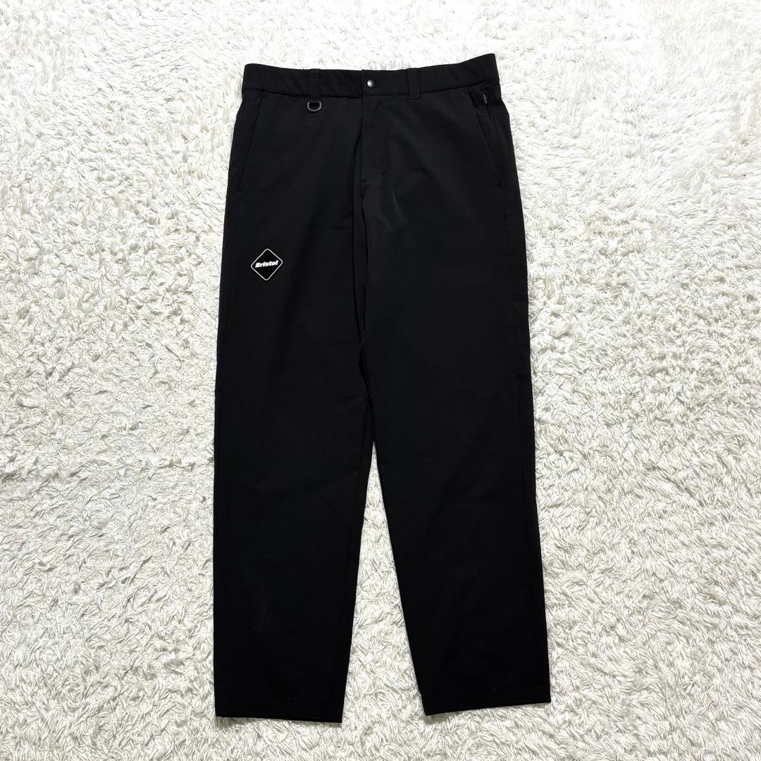【美品】 FCRB ツアートラウザー スラックスパンツ ナイロンパンツ M 黒