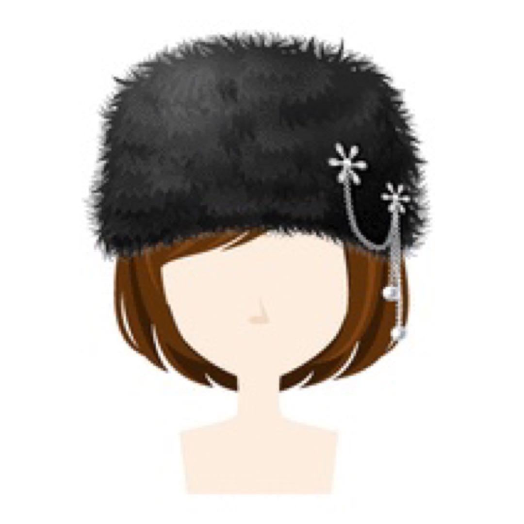 浜崎あゆみ2026カウコン　ロシアンハット　帽子　ブラック