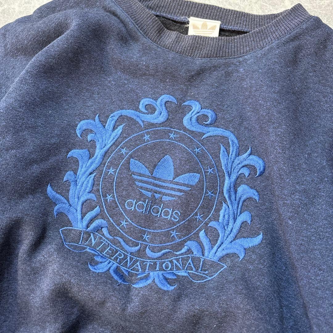 ☆激レア☆adidas アディダス デサント製 スウェット トレフォイルロゴ