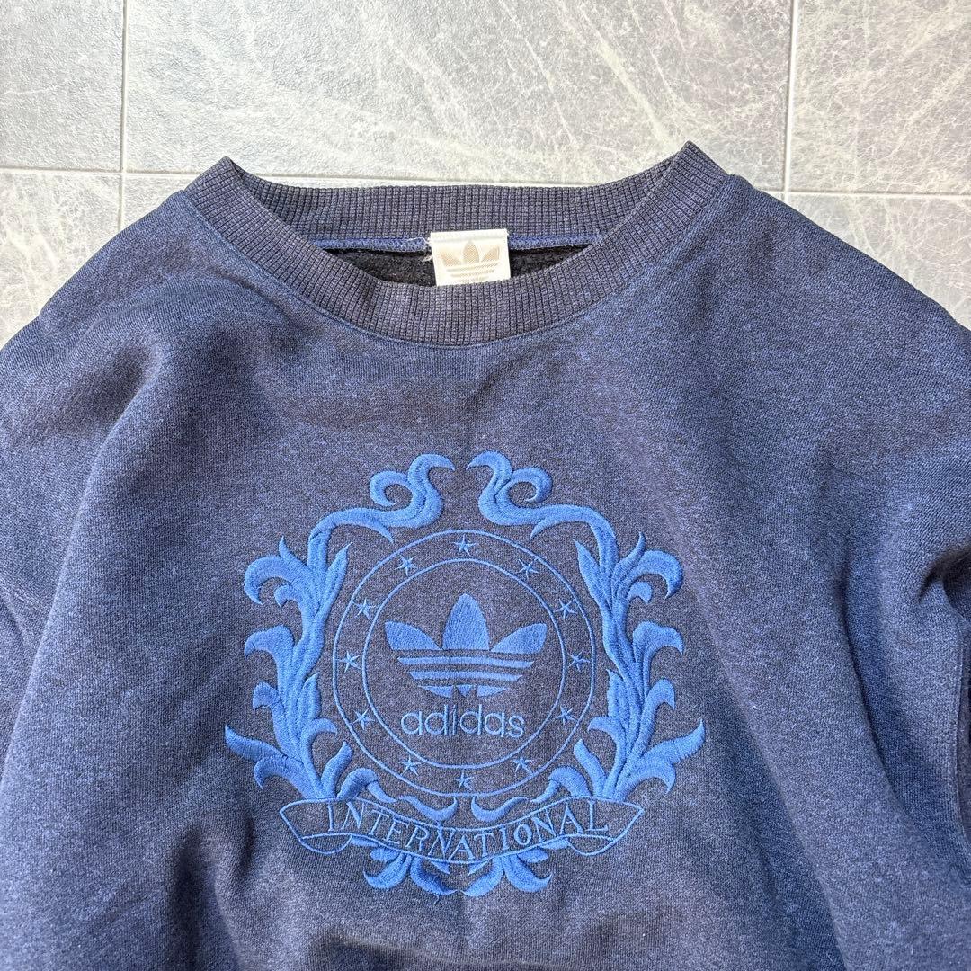 ☆激レア☆adidas アディダス デサント製 スウェット トレフォイルロゴ