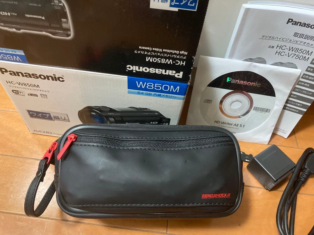 【美品、動作確認済み】高性能ビデオカメラ パナソニック HC-W850M-W