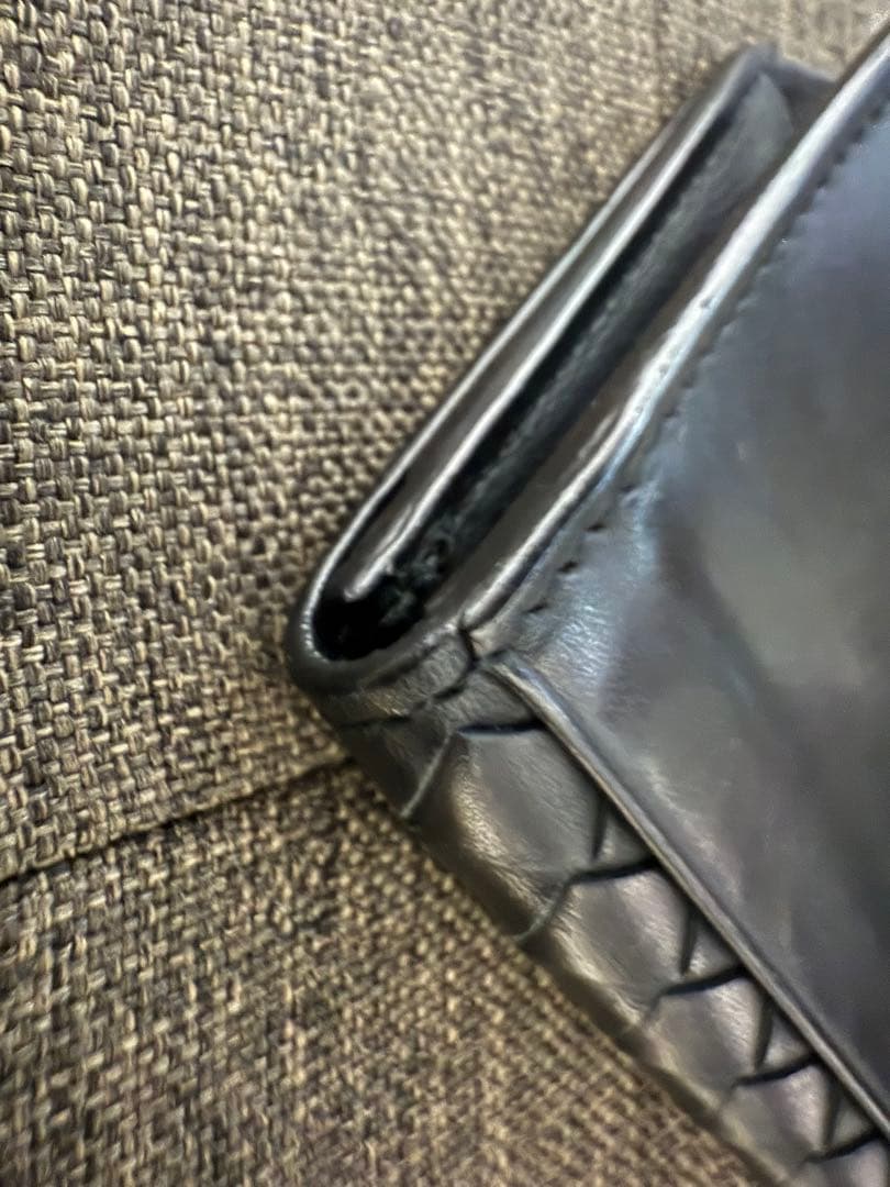 ボッテガヴェネタ　VINTAGE BOTTEGA 名刺入れ　黒　ブラック