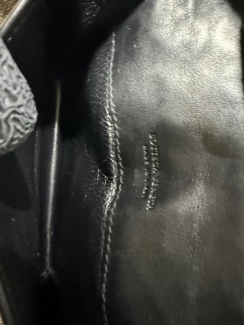 ボッテガヴェネタ　VINTAGE BOTTEGA 名刺入れ　黒　ブラック