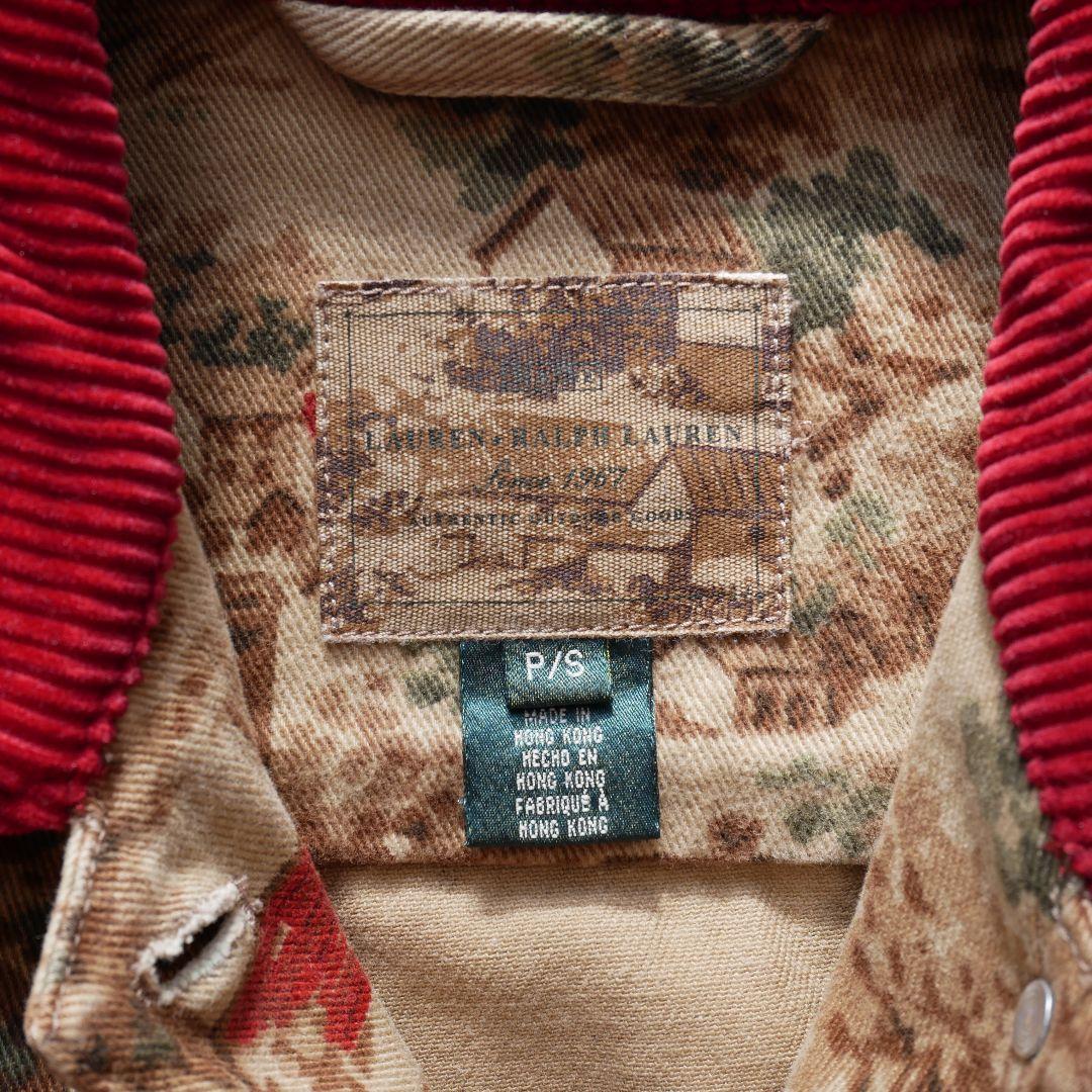 激レア Lauren Ralph Lauren カントリー 総柄カバーオール