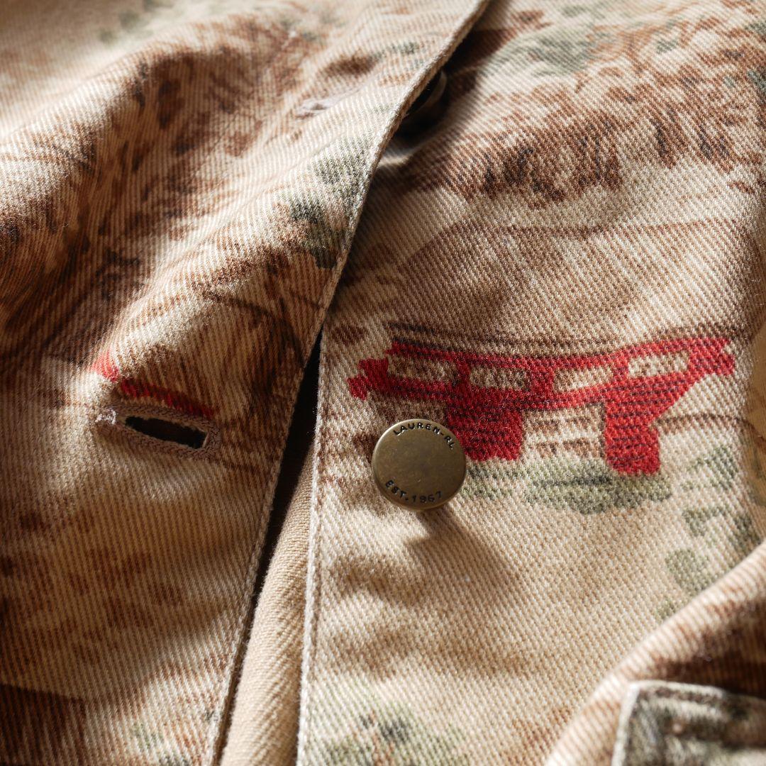 激レア Lauren Ralph Lauren カントリー 総柄カバーオール