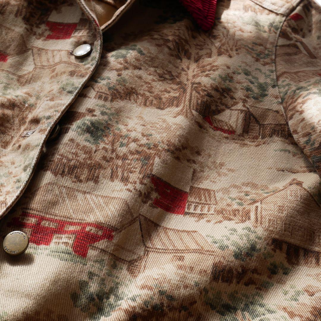 激レア Lauren Ralph Lauren カントリー 総柄カバーオール