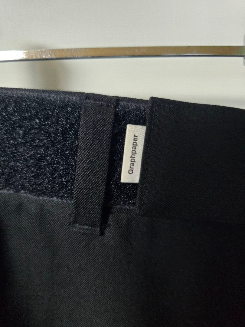 グラフペーパー ワイドテーパード ブラック フリーサイズ