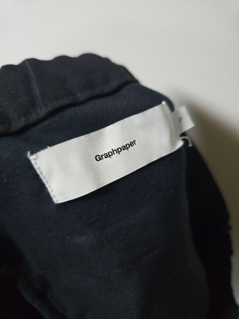 グラフペーパー ワイドテーパード ブラック フリーサイズ