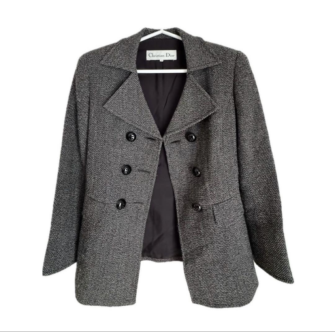Christian Dior ヴィンテージ ダブル ツイードジャケット