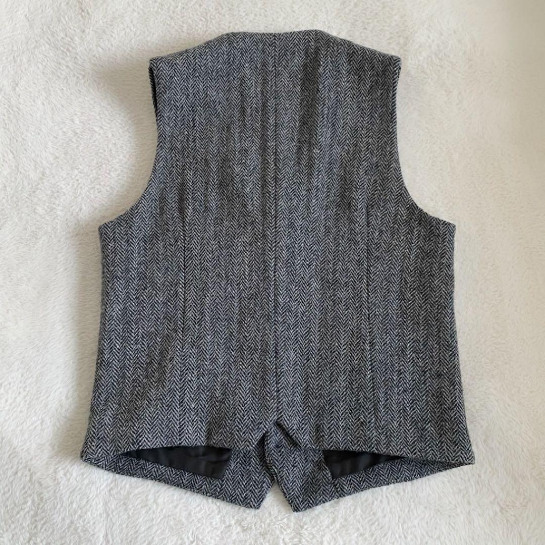 【美品】アーバンリサーチ　ハリスツイード　ヘリンボーン　ジャケット　ベスト　L