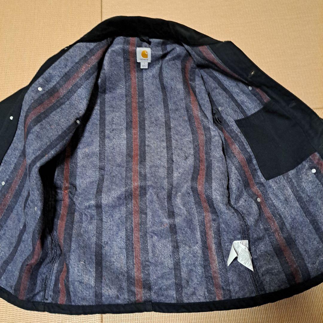 Carhartt ブラック チョアコート カバーオール