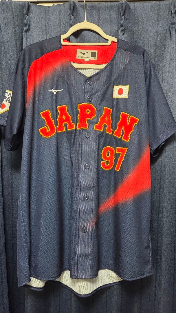 読売ジャイアンツ　レプリカユニフォーム　侍ジャパン　井上温大投手　Oサイズ