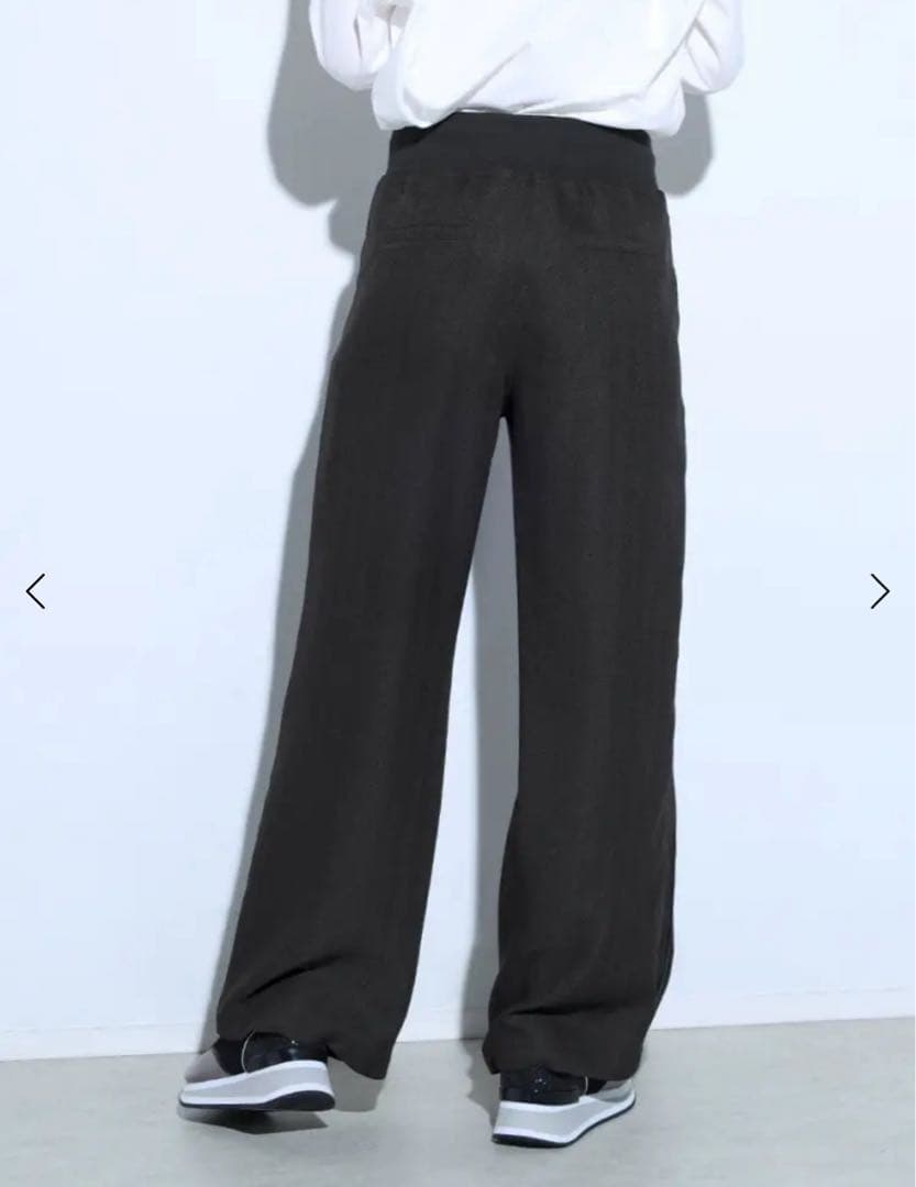 マロン　新品未使用タグ付き　スコットクラブ　リブウエストサイドラインパンツ