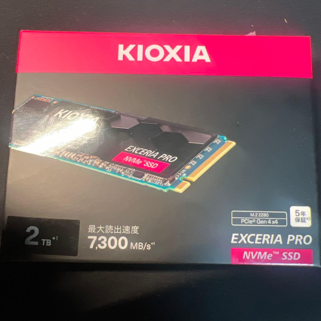 内蔵型SSD KIOXIA EXCERIA PRO 2TB NVMe SSD