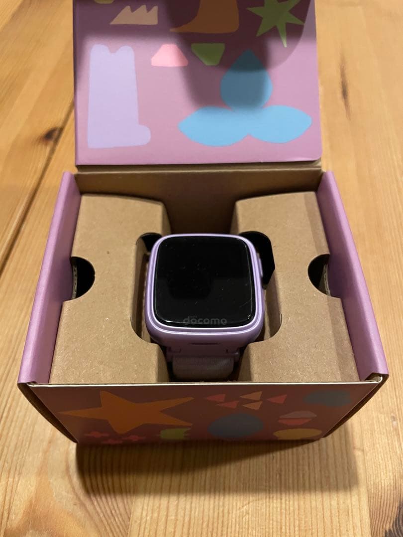 【美品】docomo キッズケータイ コンパクト SK-41D ラベンダー