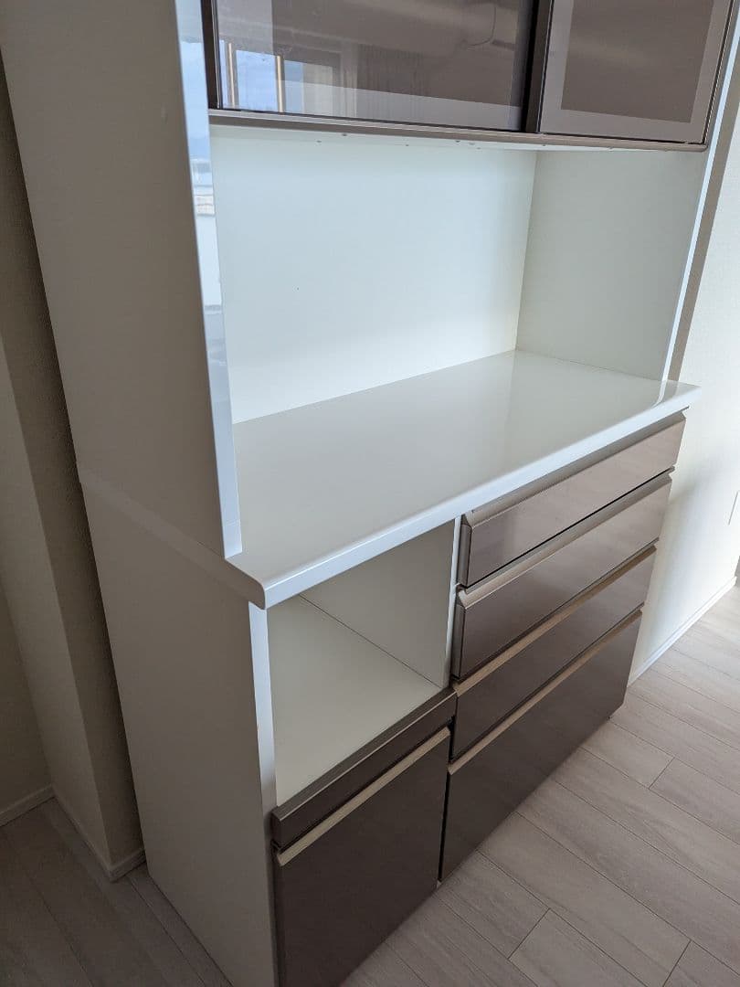 パウモナ食器棚LF幅120×高さ198×奥行45 日本製 LF-S1200R