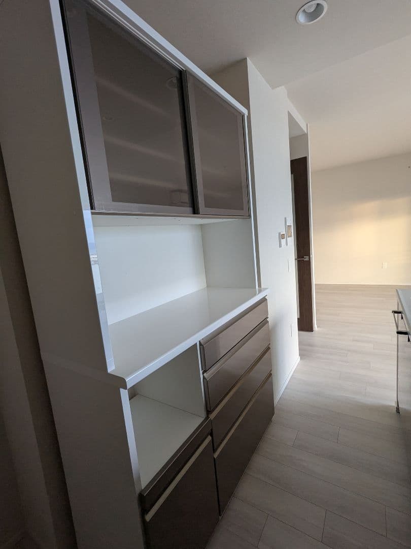 パウモナ食器棚LF幅120×高さ198×奥行45 日本製 LF-S1200R