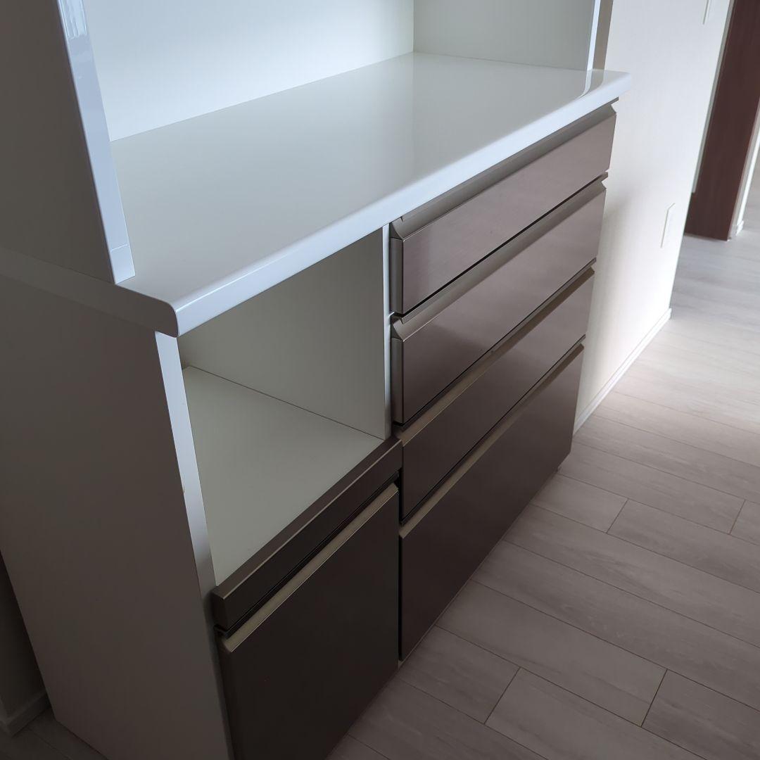 パウモナ食器棚LF幅120×高さ198×奥行45 日本製 LF-S1200R