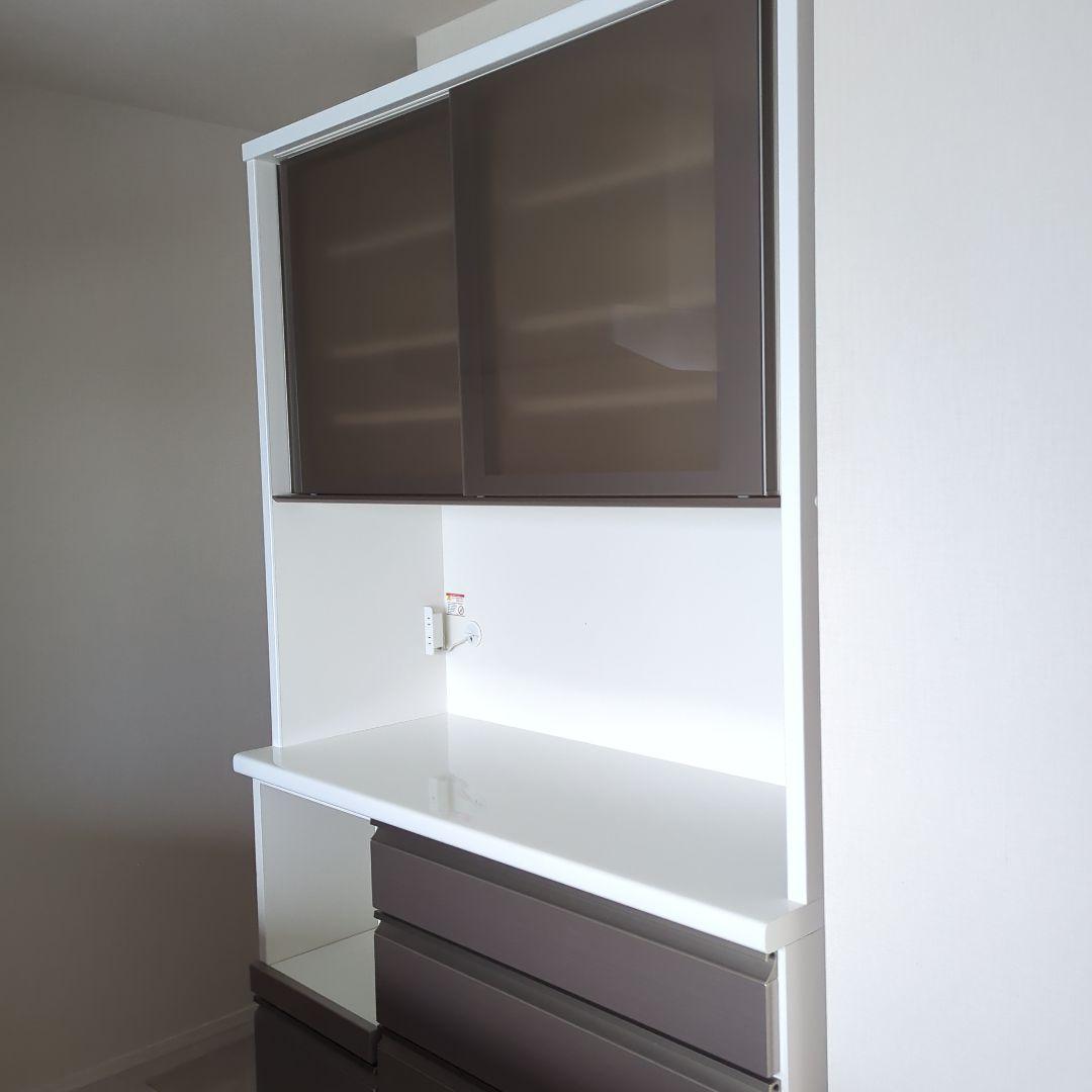 パウモナ食器棚LF幅120×高さ198×奥行45 日本製 LF-S1200R