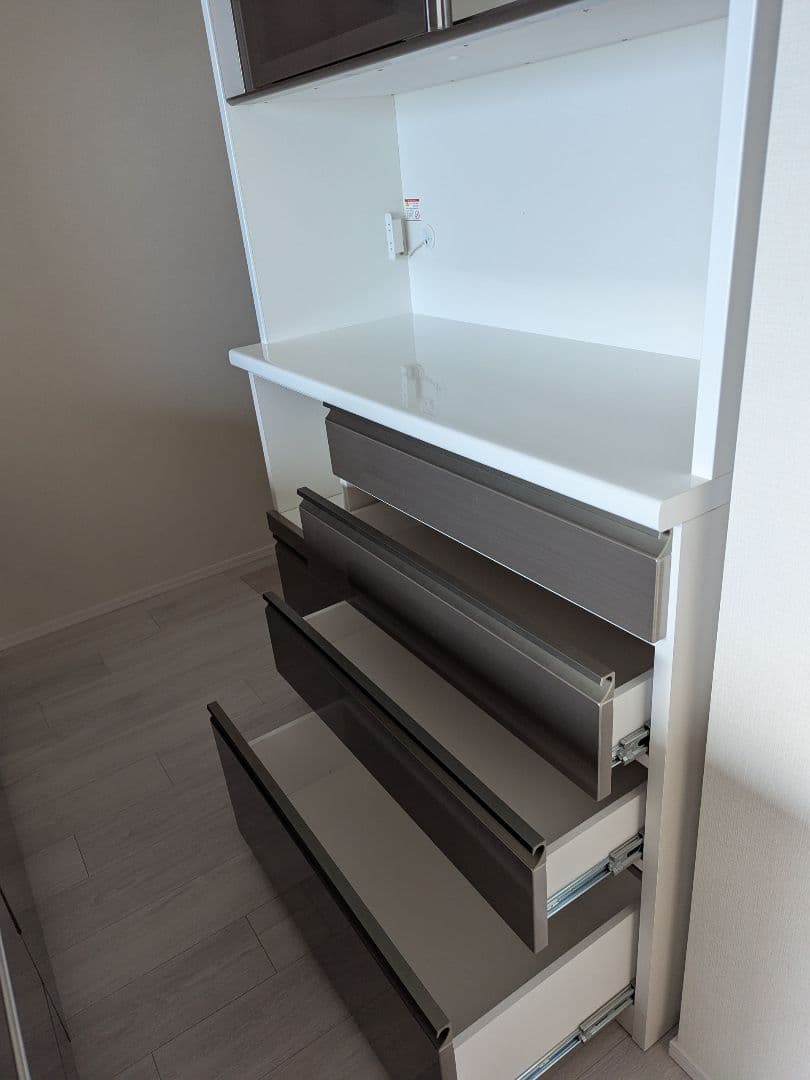 パウモナ食器棚LF幅120×高さ198×奥行45 日本製 LF-S1200R