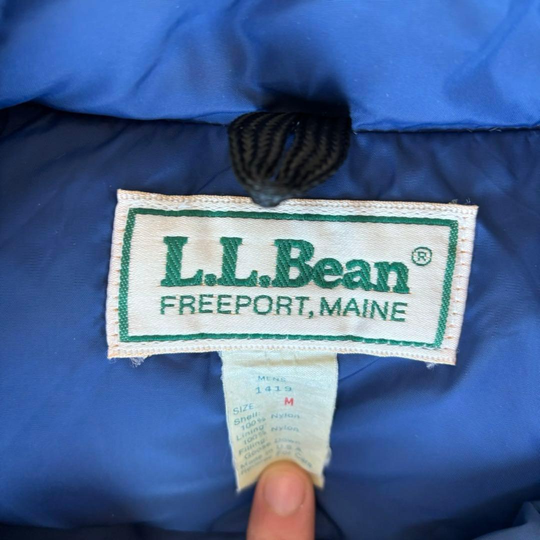 80s L.L.Bean エルエルビーン　USA製　ダウンベスト