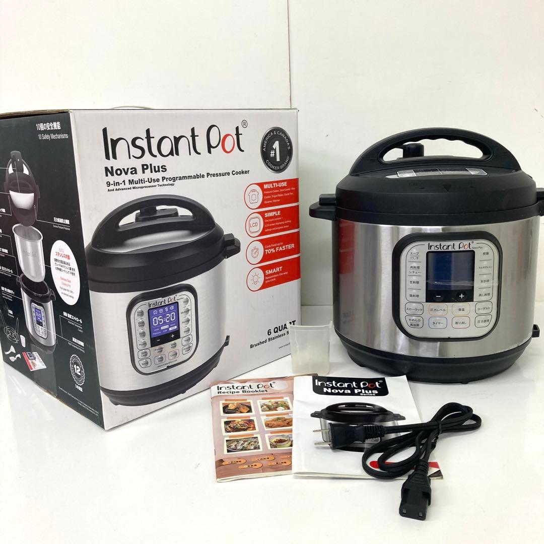 36-V InstantPot NovaPlus60 マルチ電気圧力鍋