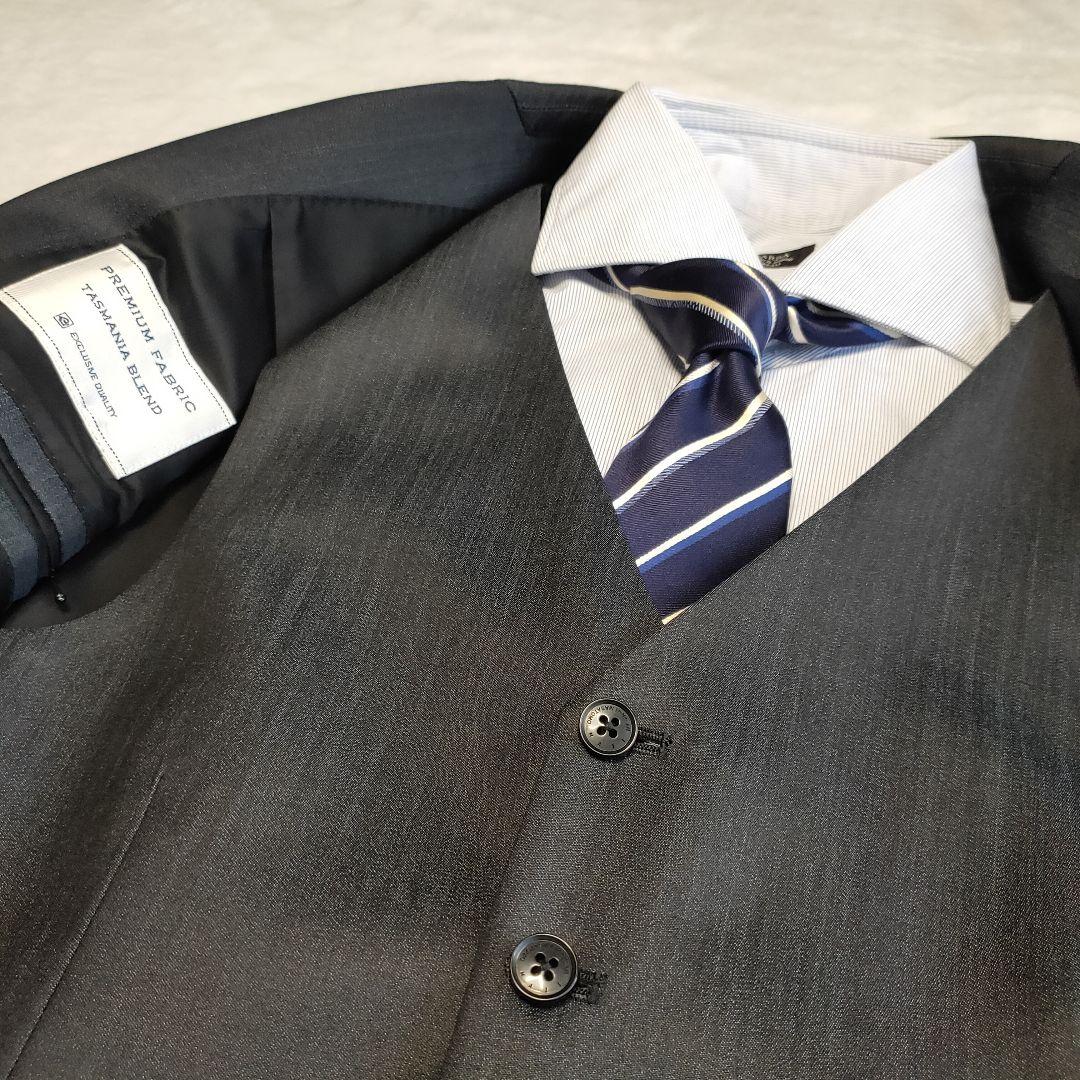 【美品】MAJI スリーピース スーツ セットアップ 高級 タスマニアウール