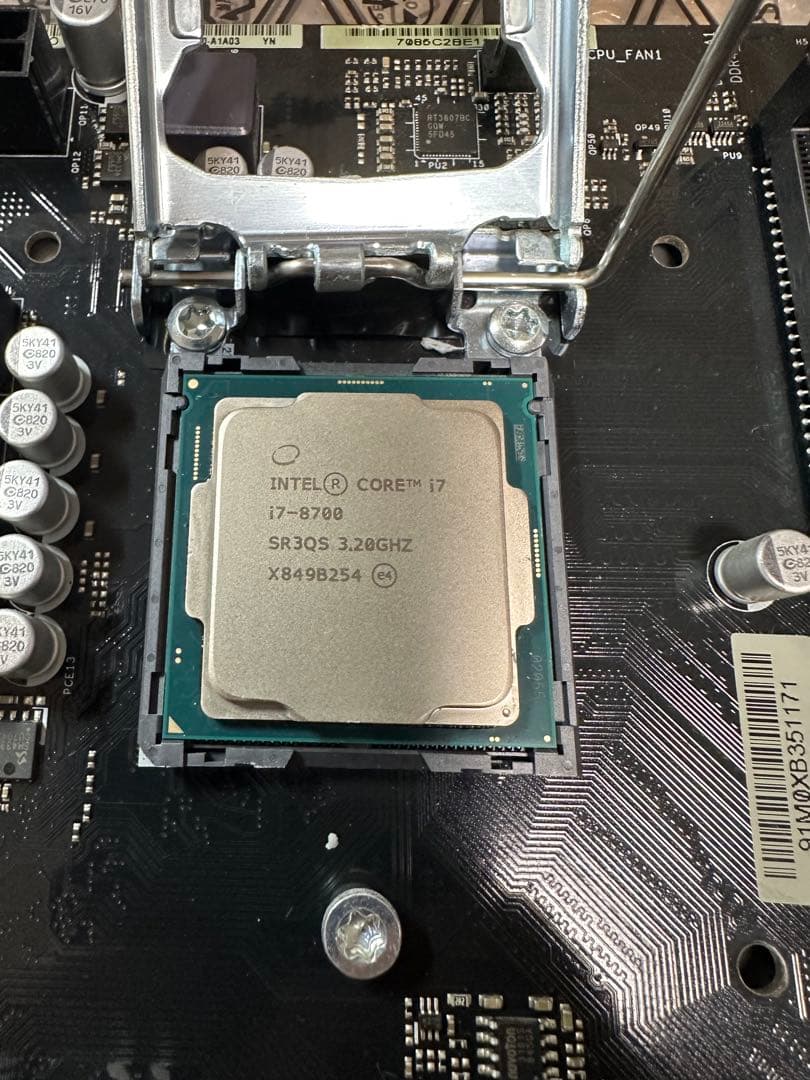 Intel Core i7-8700＋ASRock H310CM セット