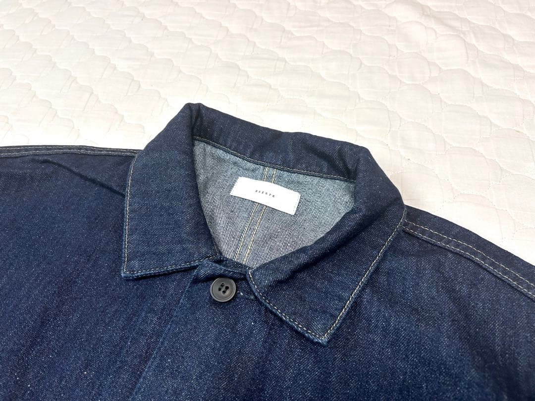 新品　かぐれ　今季　デニムカバーオール　デニムジャケット　Gジャン　2025