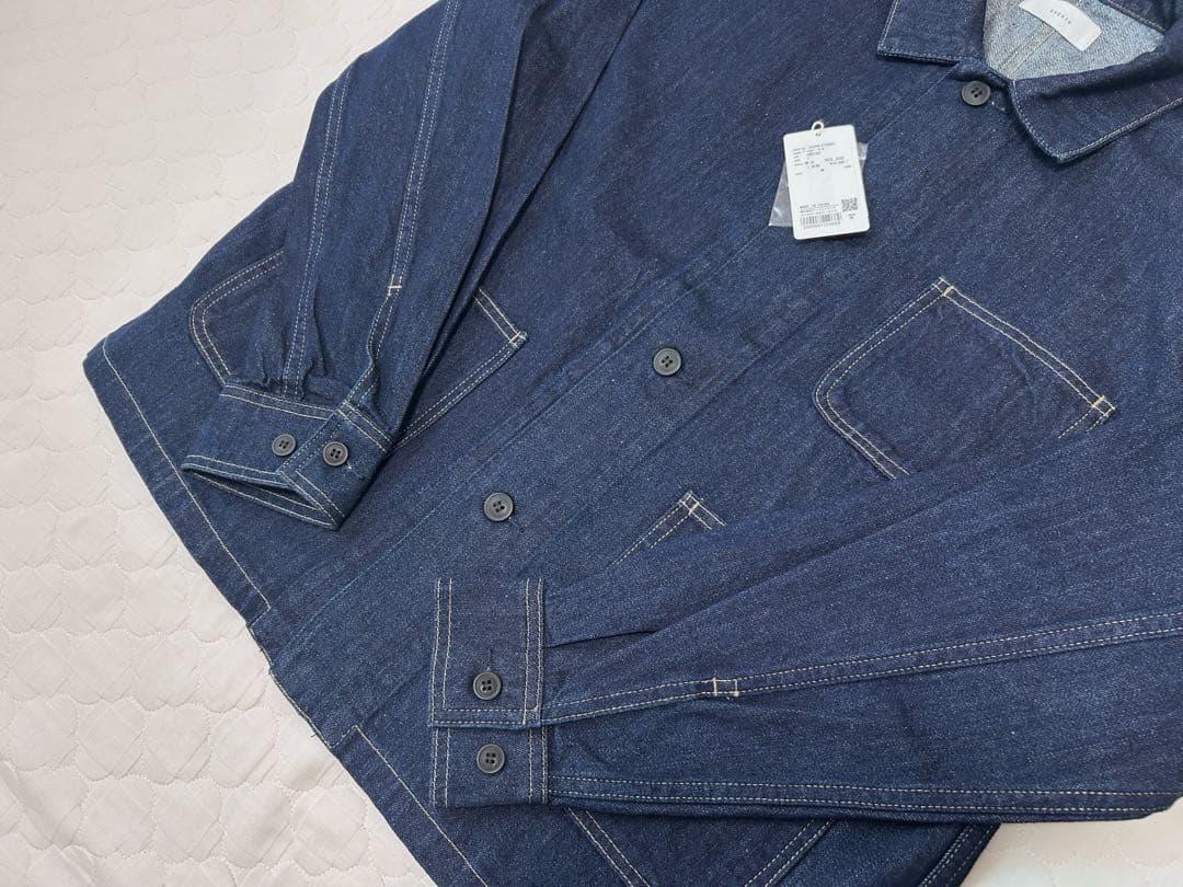 新品　かぐれ　今季　デニムカバーオール　デニムジャケット　Gジャン　2025