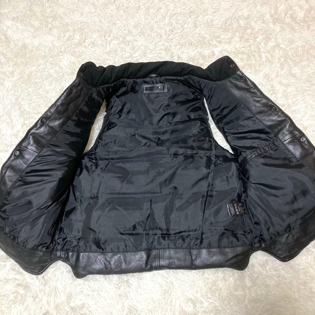 リューグーレザーズ liugoo leathers　羊革 肉厚　レザーベスト