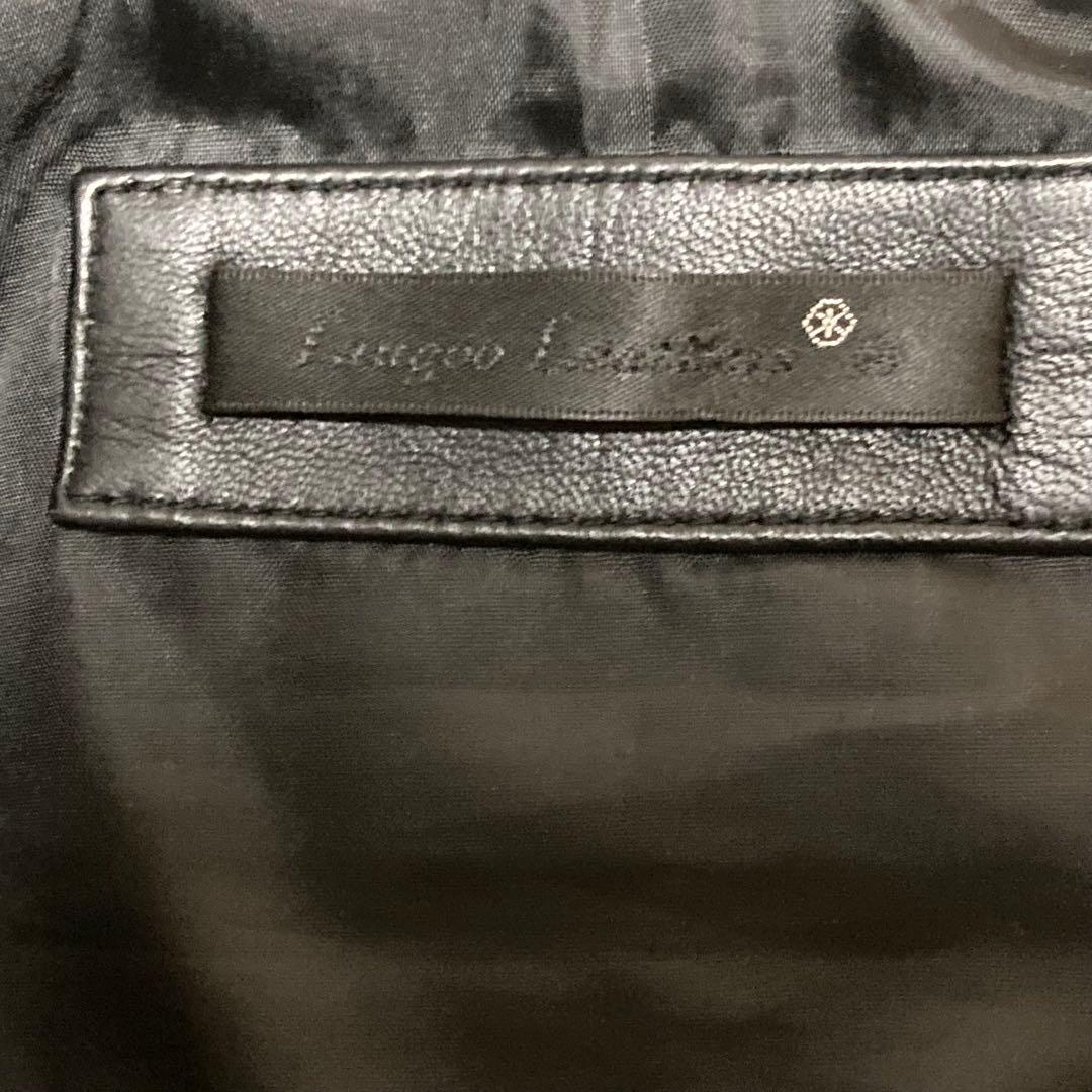 リューグーレザーズ liugoo leathers　羊革 肉厚　レザーベスト