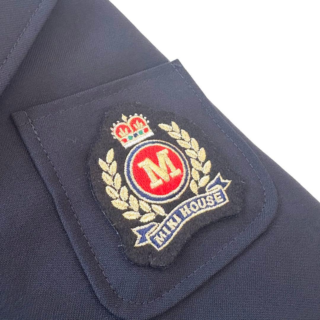 美品★ミキハウス★男の子★スーツ★金ボタン★110cm★ネイビー★卒園式★入学式