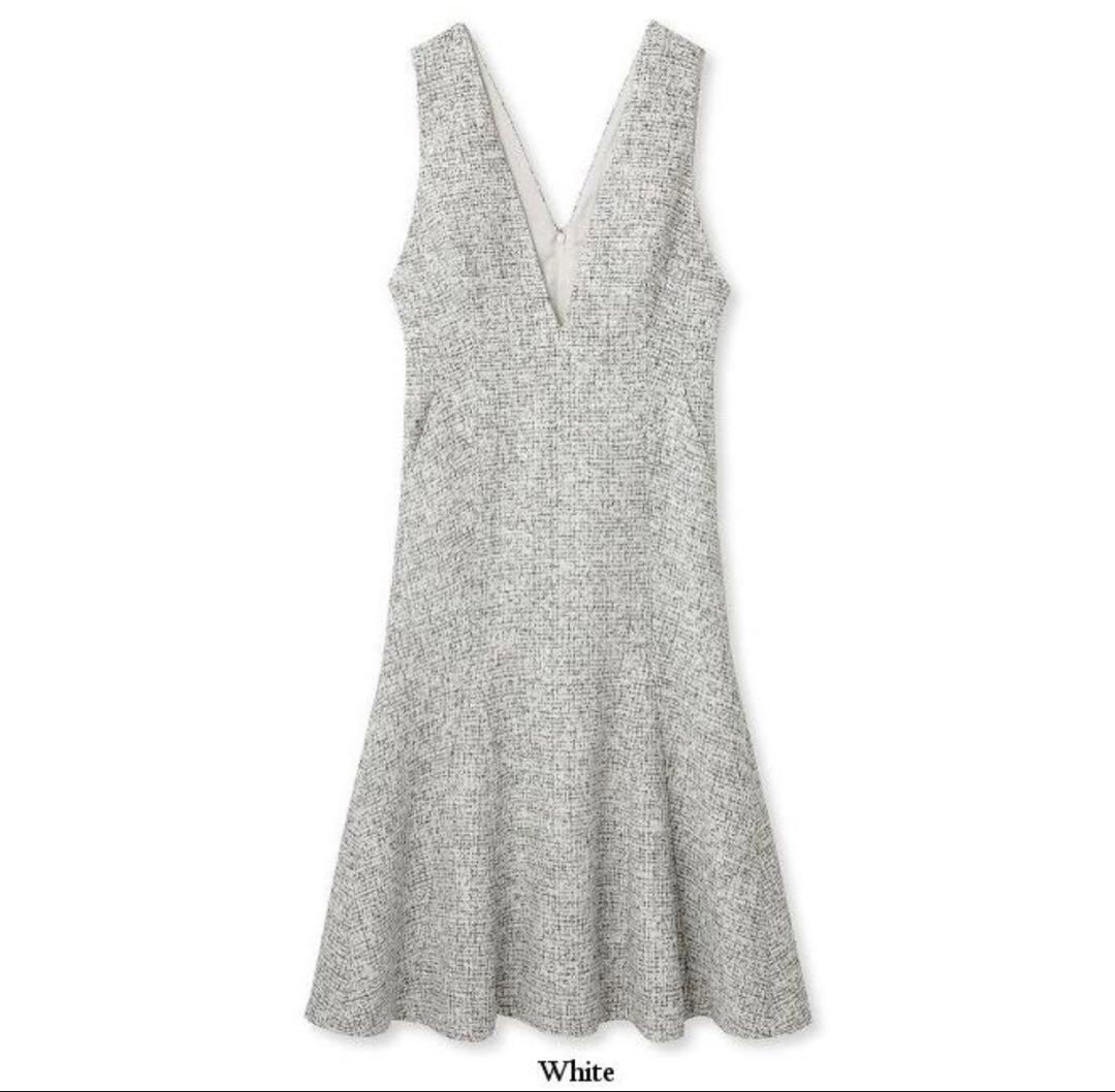 celford セルフォード ツイードジャンパードレス ジャンスカ ワンピース