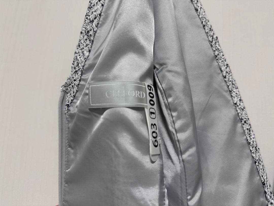 celford セルフォード ツイードジャンパードレス ジャンスカ ワンピース