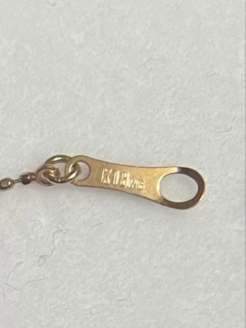 K18 シンプルチェーンネックレス