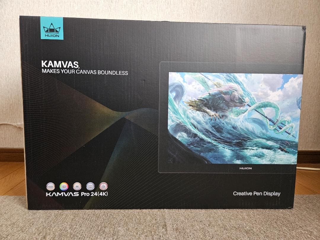Huion Kamvas Pro 24 (4K) + スリムペン PW550S