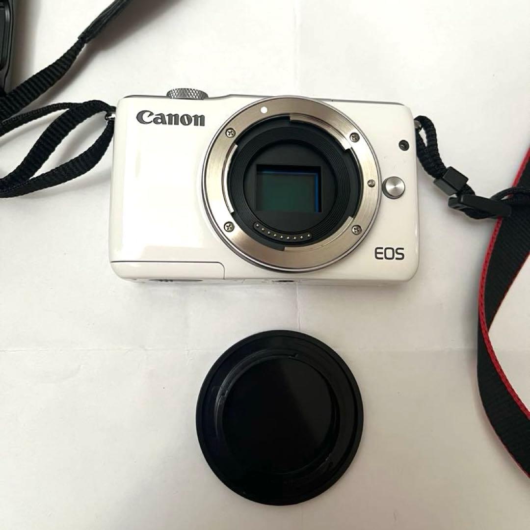 L*g様 Canon eos m10 キャノン　ミラーレスカメラ　レンズ　白　ホ