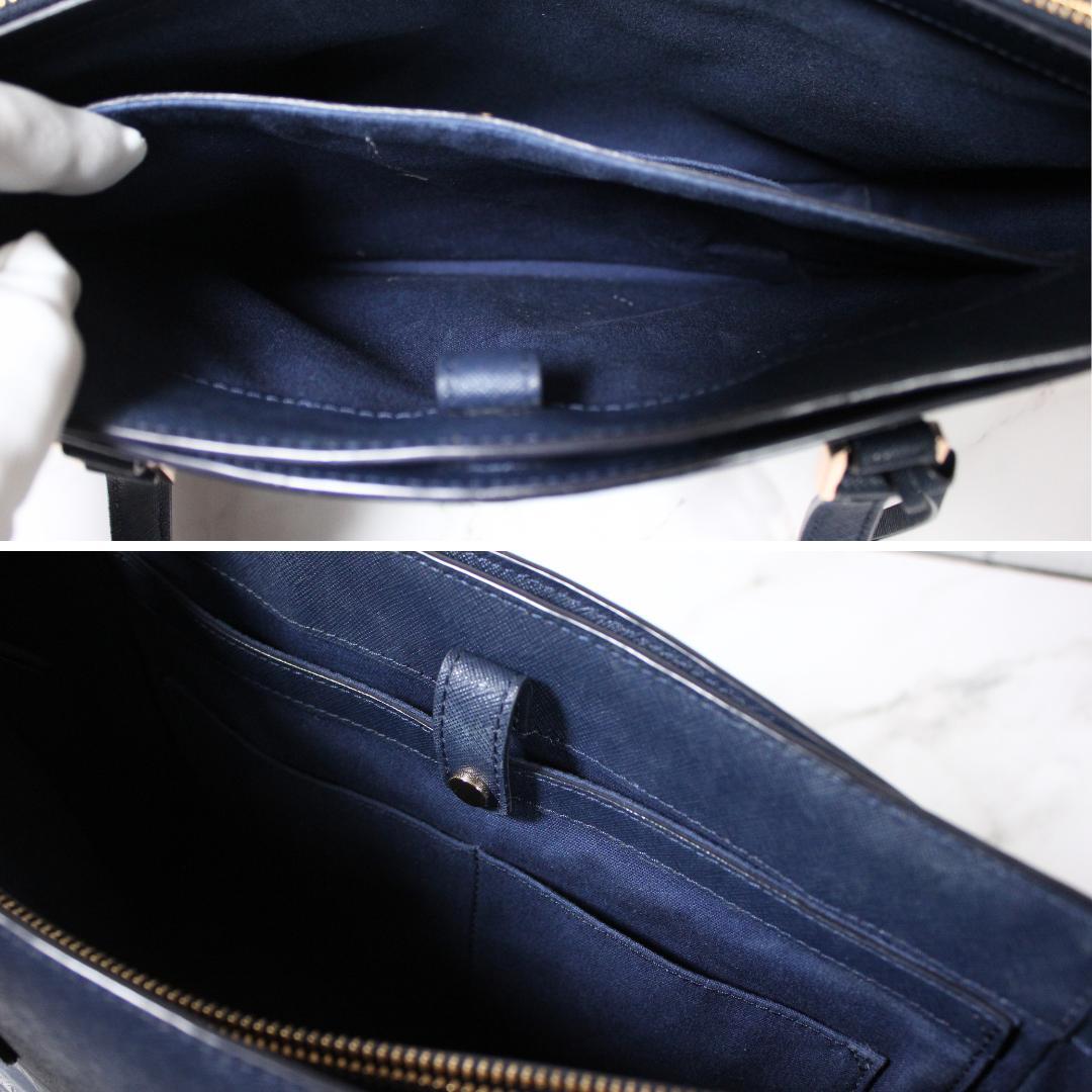 ✨美品✨ トリーバーチ ロビンソン トートバッグ ショルダーバッグ ネイビー