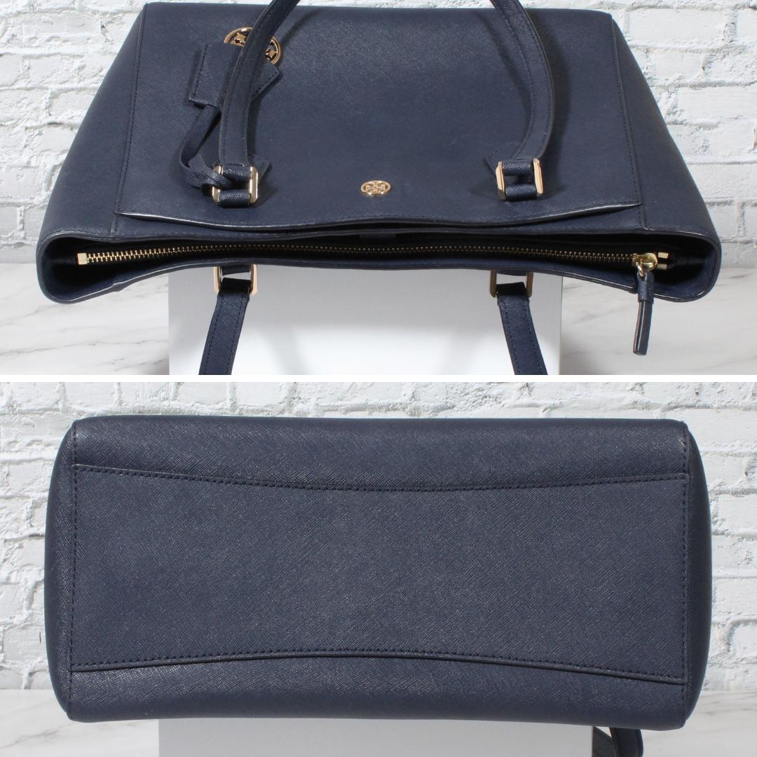 ✨美品✨ トリーバーチ ロビンソン トートバッグ ショルダーバッグ ネイビー