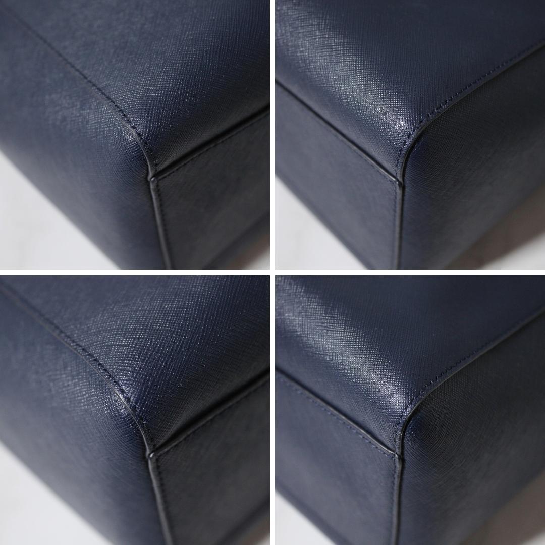 ✨美品✨ トリーバーチ ロビンソン トートバッグ ショルダーバッグ ネイビー