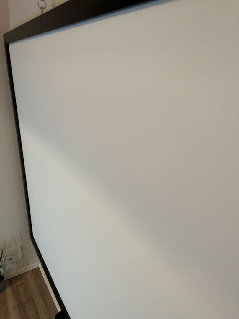 【超美品】短焦点耐用アルミフレームスクリーン 100インチ TS-100WB