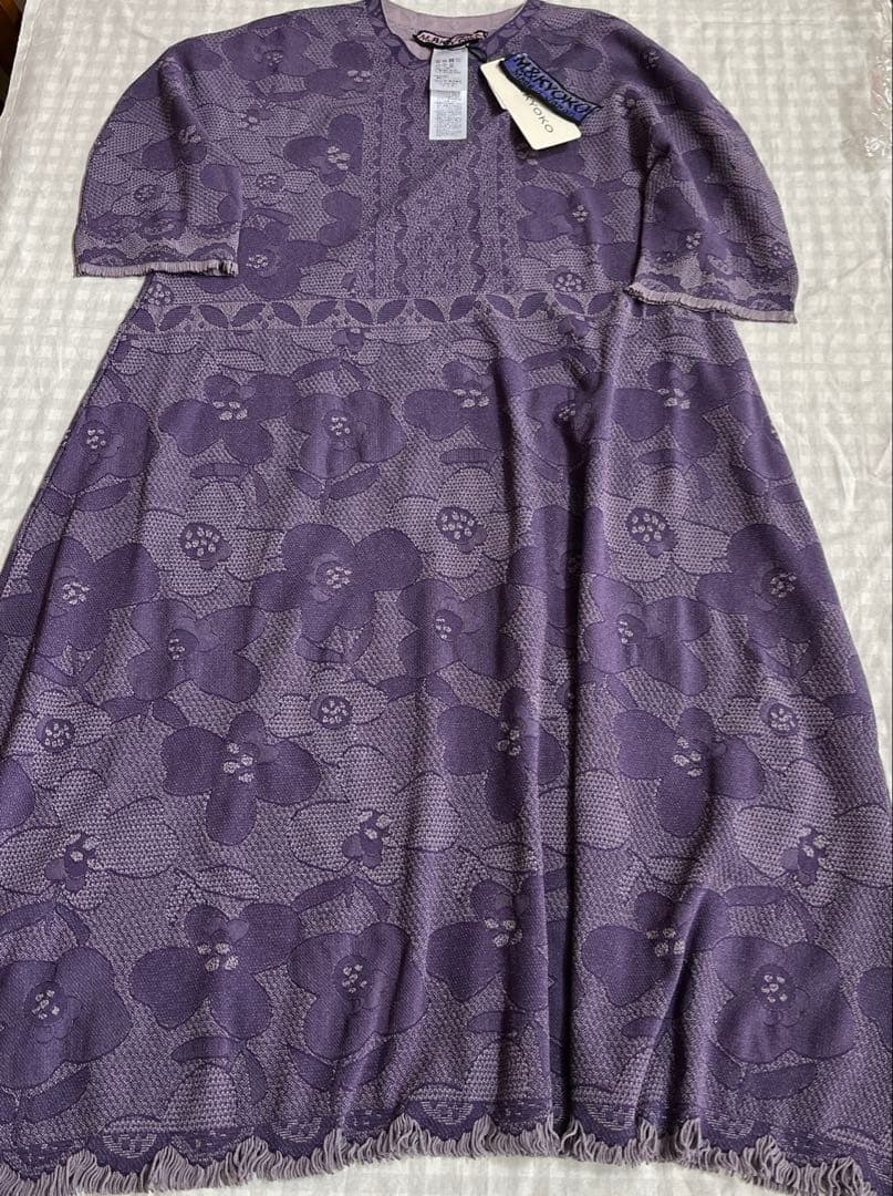 はんこちゃん 佐藤繊維　M &kyoko リバーシブルワンピース　新品