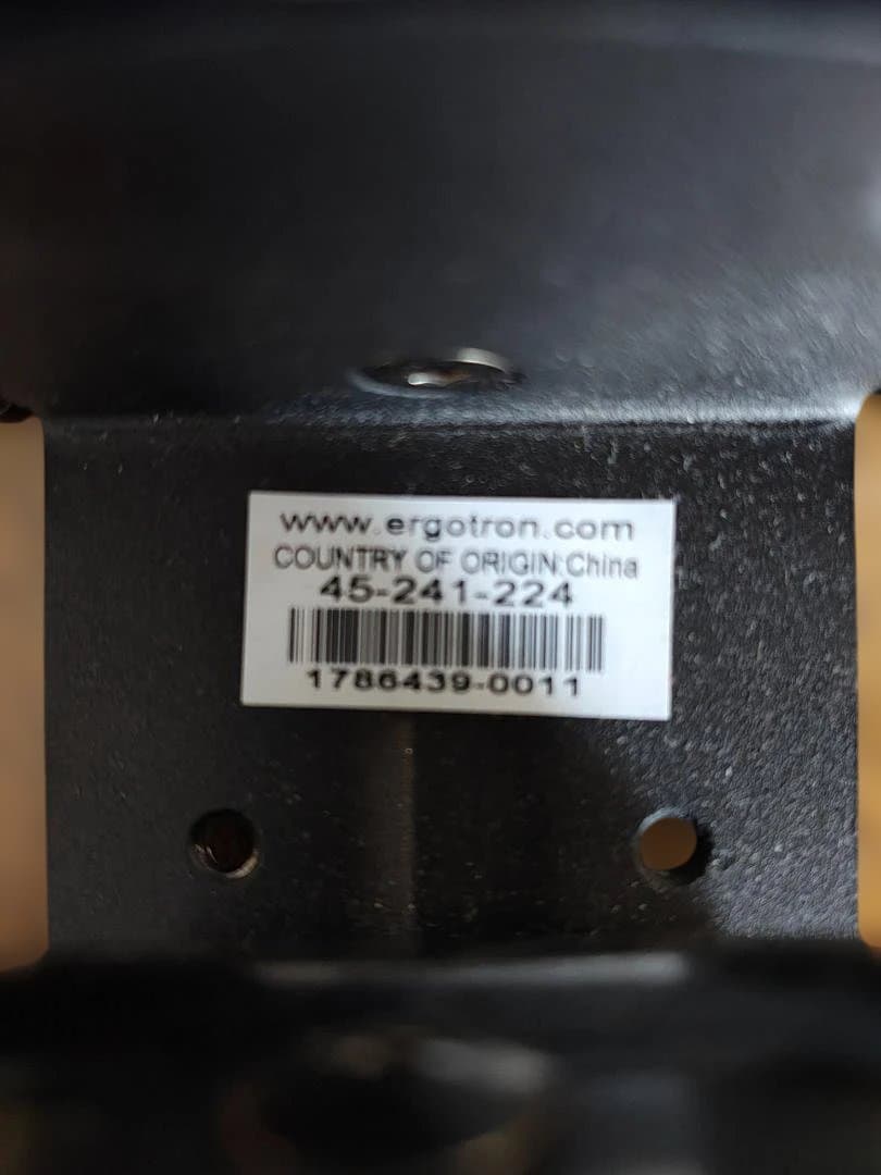 エルゴトロン LX モニターアーム シングル マットブラック