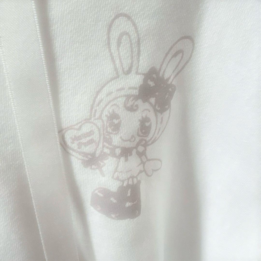 【美品】【ピウム】pium メゾピアノ　パーカー　ホワイト