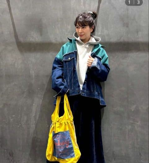 ニコアンド今期新品リメイク風モンスターGジャン完売品