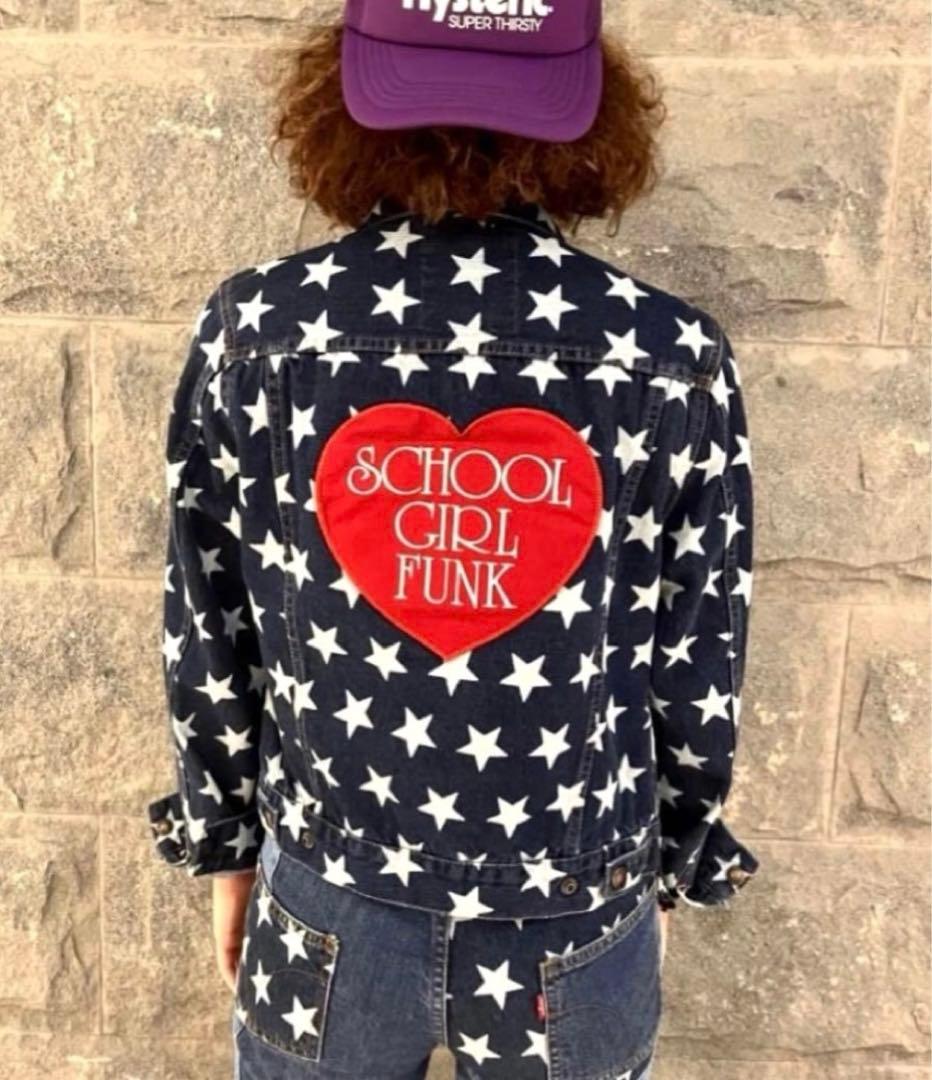 美品 ヒステリックグラマー デニムジャケット Gジャン 星 ワッペン