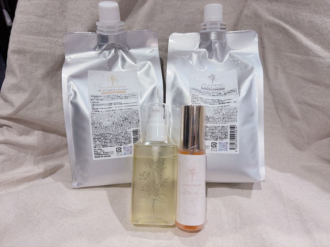 kii キーシャンプートリートメント1000mlオイル　ポーションセット　サボン