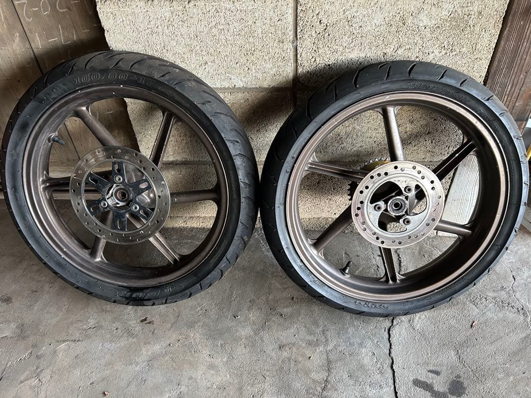 ns1 ホイール　タイヤ溝あり　前後セット　引き取り可能　ns-1