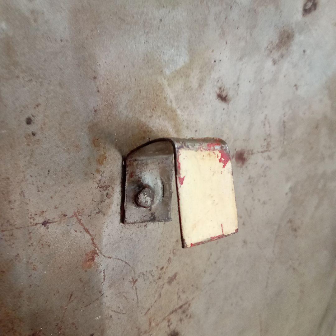 ◆廃盤◆美品 ドラム缶 Ｌサイズ ヴィンテージ ダストボックス 蓋付き ゴミ箱